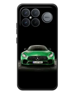 Чохол для Xiaomi Poco F8 Ultra з картинкою «Mercedes — неоновий лого»