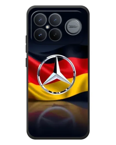 Чохол для Xiaomi Poco F8 Ultra з картинкою «Mercedes — прапор Німеччини»