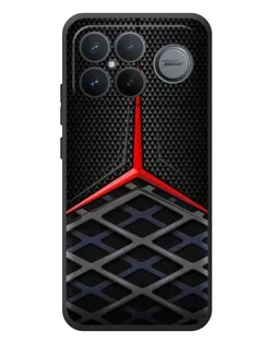 Чохол для Xiaomi Poco F8 Ultra з картинкою «Mercedes Carbon Grid»