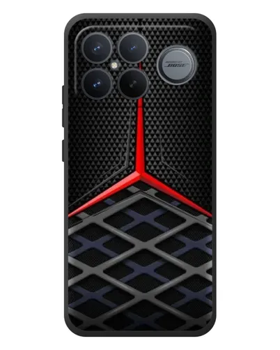Чохол для Xiaomi Poco F8 Ultra з картинкою «Mercedes Carbon Grid»