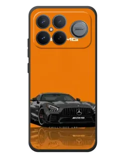 Чохол для Xiaomi Poco F8 Ultra з картинкою «Помаранчевий Mercedes AMG»