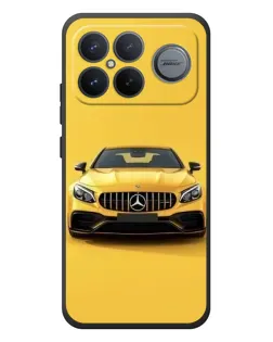 Чохол для Xiaomi Poco F8 Ultra з картинкою «Жовтий Mercedes GT»
