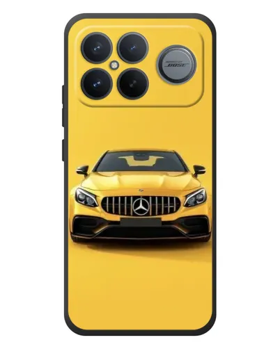 Чохол для Xiaomi Poco F8 Ultra з картинкою «Жовтий Mercedes GT»