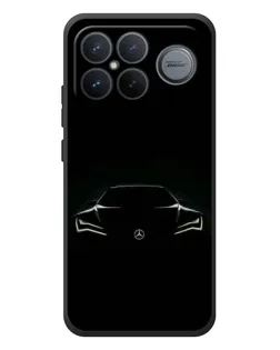 Чохол для Xiaomi Poco F8 Ultra з картинкою «Mercedes — силует авто»