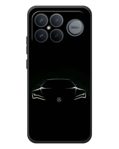 Чохол для Xiaomi Poco F8 Ultra з картинкою «Mercedes — силует авто» Чохол для Xiaomi Poco F8 Ultra з картинкою «Mercedes — силует авто»