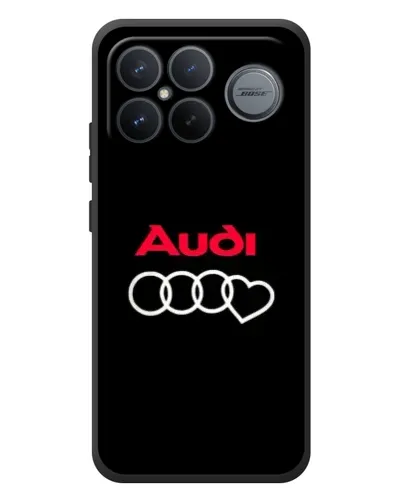 Чохол для Xiaomi Poco F8 Ultra з картинкою «Логотип Audi Heart»