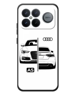Чохол для Xiaomi Poco F8 Ultra з картинкою «Audi — контрастний дизайн»