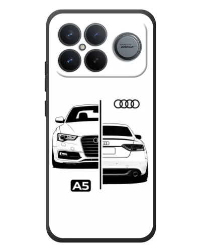 Чохол для Xiaomi Poco F8 Ultra з картинкою «Audi — контрастний дизайн»