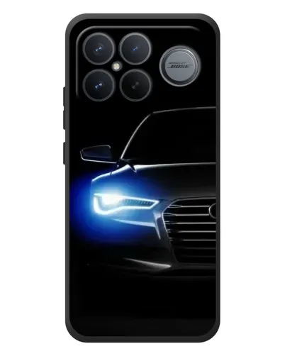 Чохол для Xiaomi Poco F8 Ultra з картинкою «Неоновий погляд Audi»