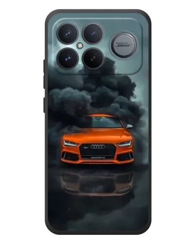Чохол для Xiaomi Poco F8 Ultra з картинкою «Audi у хмарах диму»