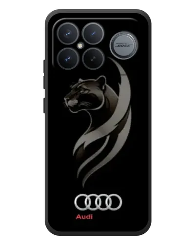 Чохол для Xiaomi Poco F8 Ultra з картинкою «Графіка — пантера та Audi»