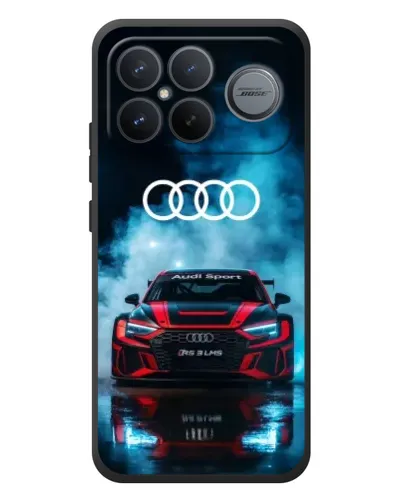 Чохол для Xiaomi Poco F8 Ultra з картинкою «Audi Sport — неон»