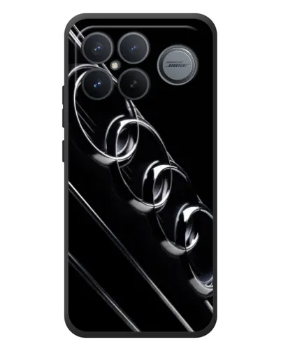 Чохол для Xiaomi Poco F8 Ultra з картинкою «Audi — абстрактні кільця»