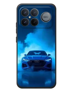 Чохол для Xiaomi Poco F8 Ultra з картинкою «Audi — блакитна енергія»