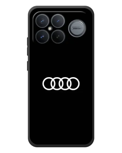 Чохол для Xiaomi Poco F8 Ultra з картинкою «Audi White Logo»