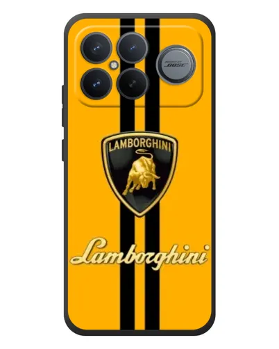 Чехол для Xiaomi Poco F8 Ultra с картинкой «Lamborghini Stripe желтый» Чехол для Xiaomi Poco F8 Ultra с картинкой «Lamborghini Stripe желтый»