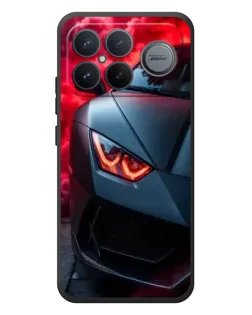 Чехол для Xiaomi Poco F8 Ultra с картинкой «Lamborghini красное сияние» Чехол для Xiaomi Poco F8 Ultra с картинкой «Lamborghini красное сияние»