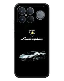 Чехол для Xiaomi Poco F8 Ultra с картинкой «Логотип Lamborghini классика»