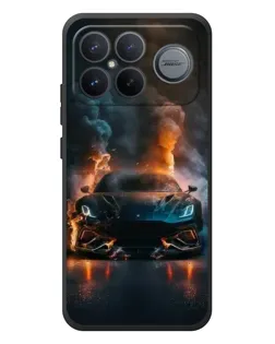 Чехол для Xiaomi Poco F8 Ultra с картинкой «Lamborghini дымная эстетика»