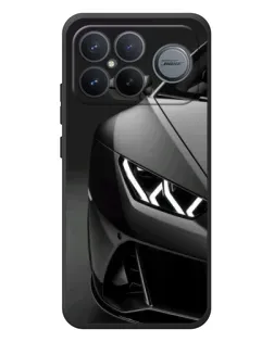 Чехол для Xiaomi Poco F8 Ultra с картинкой «Lamborghini фары детализация»