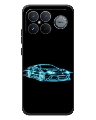 Чехол для Xiaomi Poco F8 Ultra с картинкой «Неоновый контур Lamborghini» Чехол для Xiaomi Poco F8 Ultra с картинкой «Неоновый контур Lamborghini»