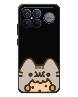 Чехол для Xiaomi Poco F8 Ultra с картинкой «Пушин на черном»