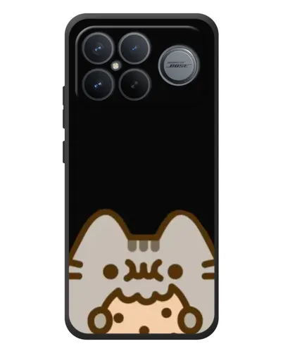 Чехол для Xiaomi Poco F8 Ultra с картинкой «Пушин на черном»