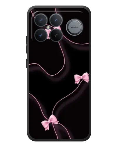 Чехол для Xiaomi Poco F8 Ultra с картинкой «Розовые ленты» Чехол для Xiaomi Poco F8 Ultra с картинкой «Розовые ленты»