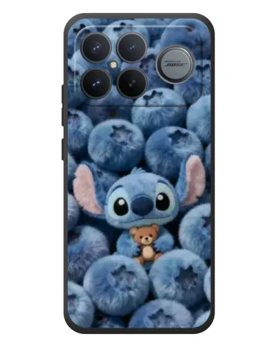 Чехол для Xiaomi Poco F8 Ultra с картинкой «Стич и голубика»