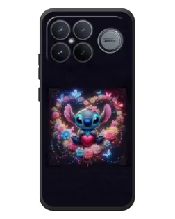 Чехол для Xiaomi Poco F8 Ultra с картинкой «Stitch в цветах» Чехол для Xiaomi Poco F8 Ultra с картинкой «Stitch в цветах»