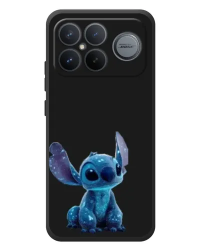 Чехол для Xiaomi Poco F8 Ultra с картинкой «Стич на черном»