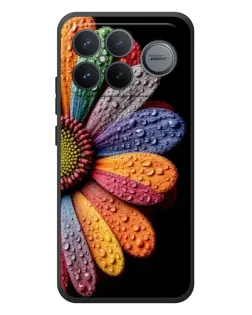 Чехол для Xiaomi Poco F8 Ultra с картинкой «Радужный цветок»