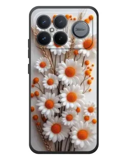 Чехол для Xiaomi Poco F8 Ultra с картинкой «Белые сухоцветы»