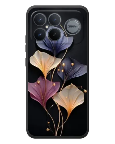 Чехол для Xiaomi Poco F8 Ultra с картинкой «Лиловые цветы грации»