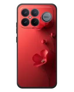Чехол для Xiaomi Poco F8 Ultra с картинкой «Маковые соцветия»