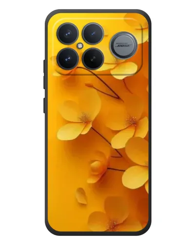 Чехол для Xiaomi Poco F8 Ultra с картинкой «Золотые лепестки»