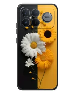 Чехол для Xiaomi Poco F8 Ultra с картинкой «Подсолнух и ромашка»