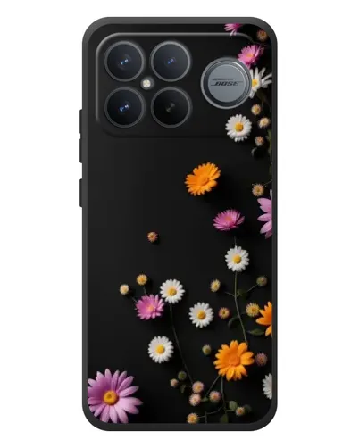 Чехол для Xiaomi Poco F8 Ultra с картинкой «Цветочная композиция»