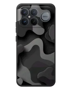 Чехол для Xiaomi Poco F8 Ultra с картинкой «Темный абстрактный камуфляж» Чехол для Xiaomi Poco F8 Ultra с картинкой «Темный абстрактный камуфляж»