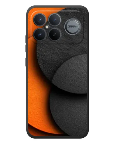 Чехол для Xiaomi Poco F8 Ultra с картинкой «Геометрия оранжевых кругов» Чехол для Xiaomi Poco F8 Ultra с картинкой «Геометрия оранжевых кругов»