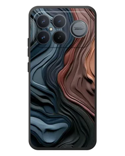 Чехол для Xiaomi Poco F8 Ultra с картинкой «Цветные волны каньона» Чехол для Xiaomi Poco F8 Ultra с картинкой «Цветные волны каньона»