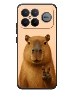 Чехол для Xiaomi Poco F8 Ultra с картинкой «Капибара виктория» Чехол для Xiaomi Poco F8 Ultra с картинкой «Капибара виктория»