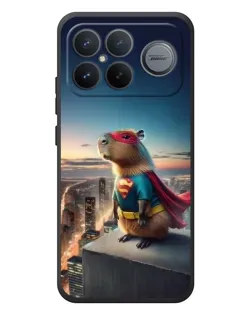 Чехол для Xiaomi Poco F8 Ultra с картинкой «Капи-мен супергерой» Чехол для Xiaomi Poco F8 Ultra с картинкой «Капи-мен супергерой»