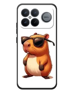 Чехол для Xiaomi Poco F8 Ultra с картинкой «Капибара в очках» Чехол для Xiaomi Poco F8 Ultra с картинкой «Капибара в очках»