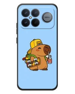 Чехол для Xiaomi Poco F8 Ultra с картинкой «Капибара на скейте» Чехол для Xiaomi Poco F8 Ultra с картинкой «Капибара на скейте»