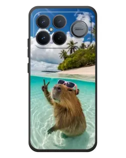 Чехол для Xiaomi Poco F8 Ultra с картинкой «Капибара на море» Чехол для Xiaomi Poco F8 Ultra с картинкой «Капибара на море»