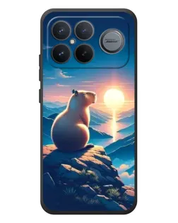 Чехол для Xiaomi Poco F8 Ultra с картинкой «Закат солнца с капибарой» Чехол для Xiaomi Poco F8 Ultra с картинкой «Закат солнца с капибарой»