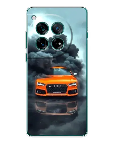 Чохол для Xiaomi Poco F9 Pro з картинкою «Audi у хмарах диму»