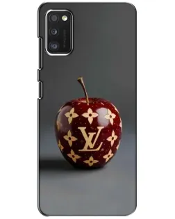 Чехол для Xiaomi POCO M3 Pro (4G/5G) с картинкой «Красное яблоко LV»