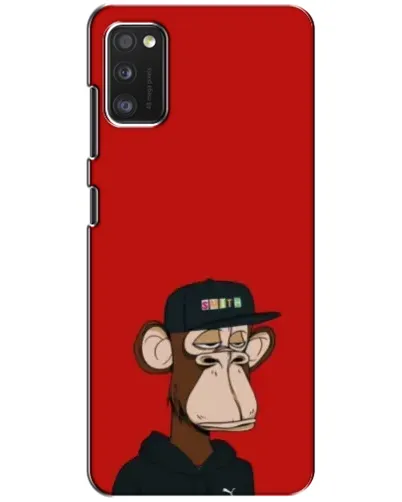 Чехол для Xiaomi POCO M3 Pro (4G/5G) с картинкой «Bored Ape — красный фон»